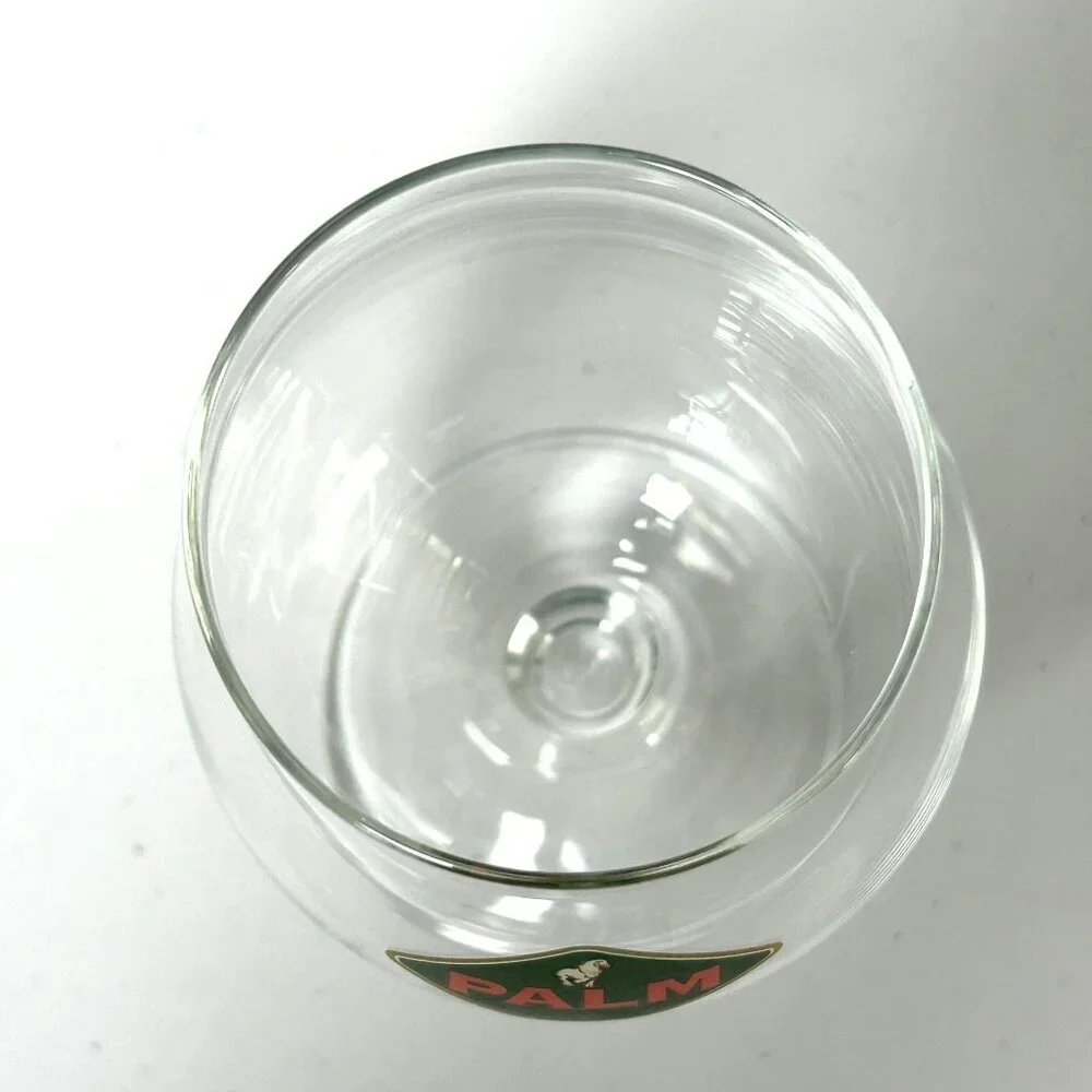 Palm Belgium Amber Beer Tulip Glass‎ Brewery Barware Horse Logo